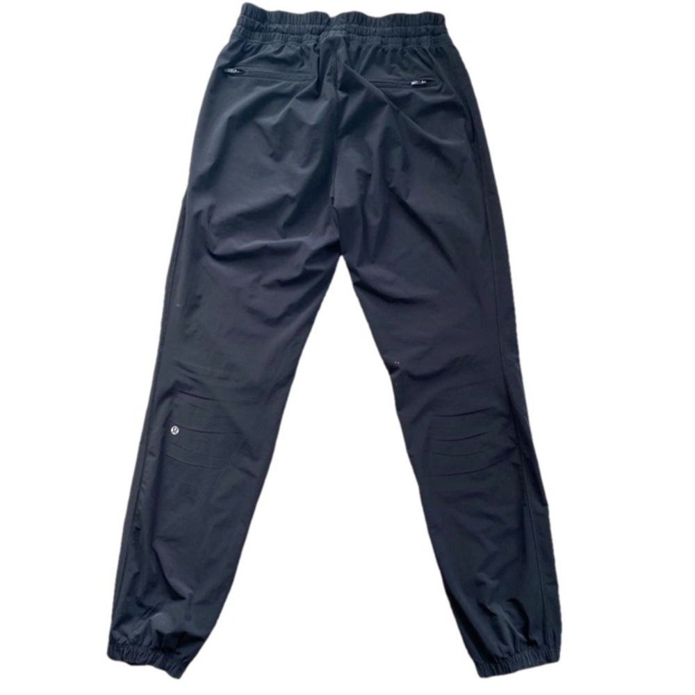 lululemon Black High Rise Relaxed Jogger Casual Pant Unlined Elastic Waist SZ 8 - Picture 3 of 10